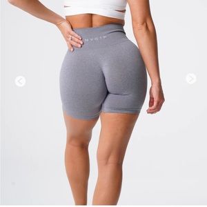 NVGTN Grey Pro Seamless Shorts